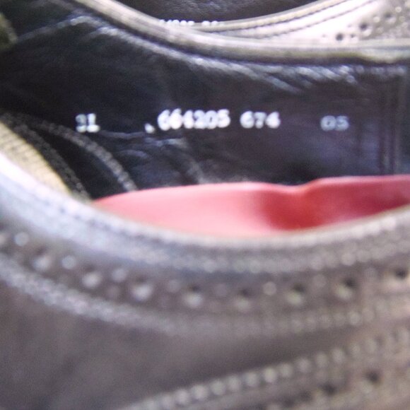 Florsheim Royal Imperial Men 10.5 3E Wingtip Oxford MadMen Suits MobBoss CEO - Picture 7 of 16